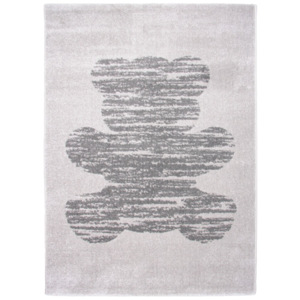 Dětský šedý koberec Nattiot Teddy, 120 x 170 cm