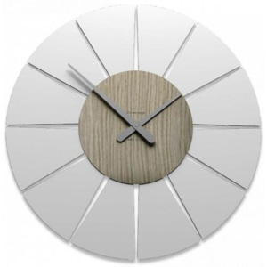 Designové hodiny 10-212 CalleaDesign Extreme M 60cm vanilka-21 Design wenge - 89