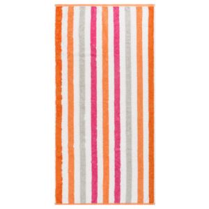 Cawo Frottier ručník Stripe pink, 50 x 100 cm
