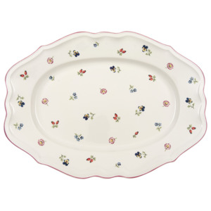Villeroy & Boch Petite Fleur Oválný servírovací talíř, 44 cm