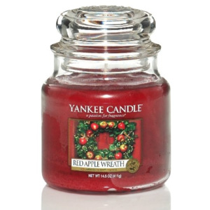 Yankee Candle vonná svíčka Red Apple Wreath Classic střední