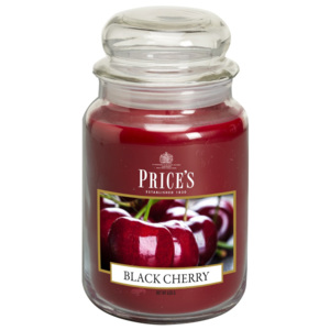 Price's Vonná svíčka ve skle Large Jar Black Cherry