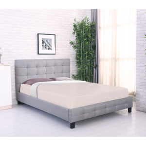 FIDEL postel 160x200cm šedá