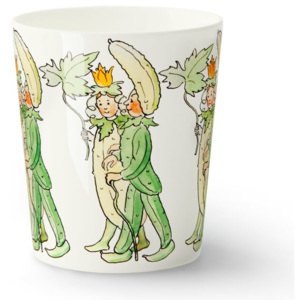 Porcelánový kelímek Elsa Beskow varianta: Mr & Mrs Cucomber