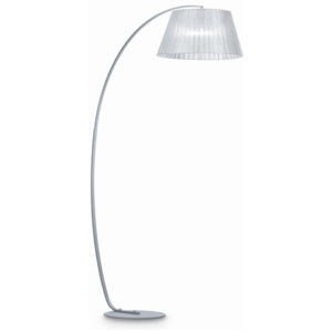 Ideal Lux 62273 - Stojací lampa 1xE27/60W/230V stříbrná