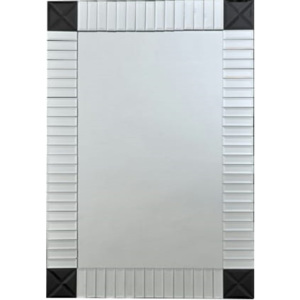 Zrcadlo v kombinaci černé a stříbrné TYP 3 TK2196