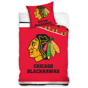 Bavlněné ložní povlečení NHL Chicago Blackhawks