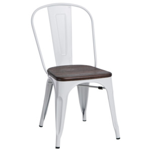 Design2 Židle Paris Wood bílá sosna kartáčovaná