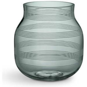 Skleněná váza Omaggio Green 17 cm