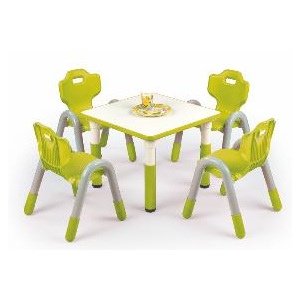 Halmar Dětský stolek Simba, čtverec zelená