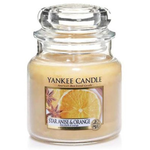 Yankee candle Svíčka ve skleněné dóze - Anýz a pomeranč 1158417, 410 g