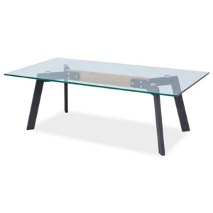 Elegantní konferenční stolek z temperovaného skla typ B KN522
