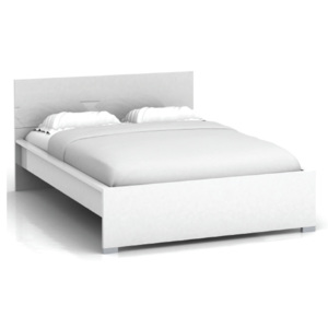 ALEXIA postel 160x200 bílá vysoký lesk