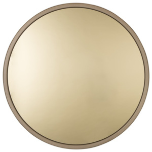Nástěnné zrcadlo ve zlaté barvě Zuiver Bandit, Ø 60 cm