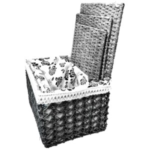 Úložný box s víkem černý Rozměry (cm): 36x50x38