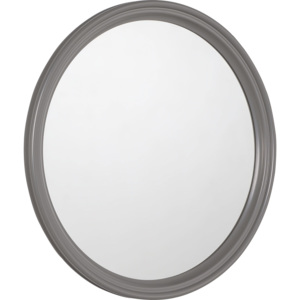 VOX Zrcadlo závěsné oválné šedé