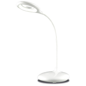 Ecolite LED stolní lampa AKU stmív.,5W,440lm,4000K,bílá