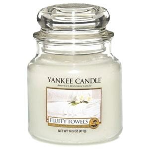 Yankee candle Svíčka ve skleněné dóze - Načechrané ručníky, 410 g