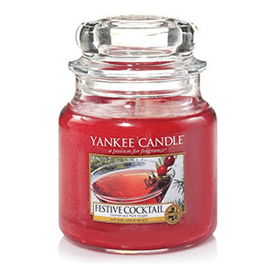 Yankee Candle – vonná svíčka Festive Cocktail, střední 411 g