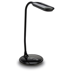 LED stolní lampička dotyková, 5W, 3 stupně jasu, 4100K, černá barva