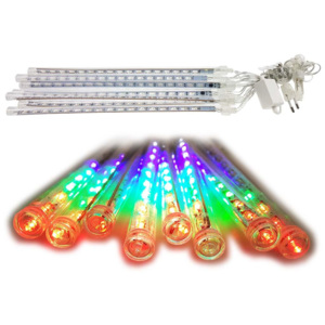 Berge LED světelné vánoční rampouchy - 30cm - 7W - 240x LED - IP44 - multicolor