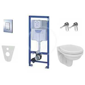 GROHE - Rapid SL Sada pro závěsné WC + klozet a sedátko Ideal Standard Quarzo (38528SET-KR)