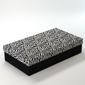BF Zebra postel 195x110 cm lamelová černá