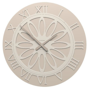 Designové hodiny 10-202 CalleaDesign 60cm bílá-1 - RAL9003