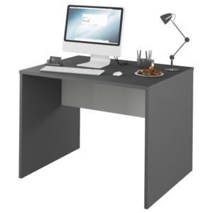 PC stůl 100x80 cm v kombinaci grafit a bílá Typ 12 TK2157