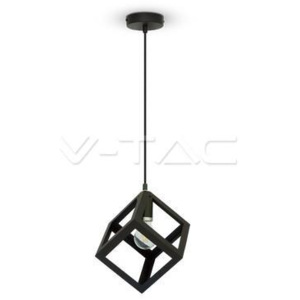 V-TAC Závěsný lustr VT-7161 - matná černá
