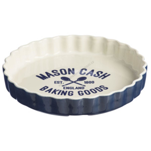 Koláčová Forma 24 cm Varsity krémová/modrá - Mason Cash