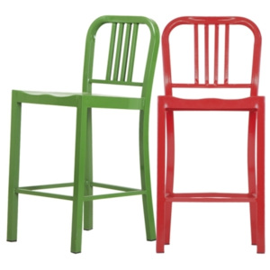 Barová židle ARMY 65 Zelená