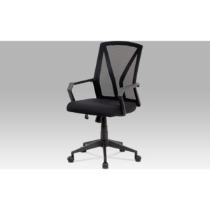 Artium Kancelářská židle | černá mesh | plastový kříž