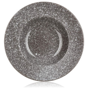 Banquet Hluboký keramický talíř Granite