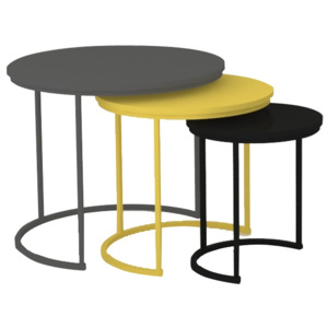 Set příručních stolků s kombinací barev TK2205