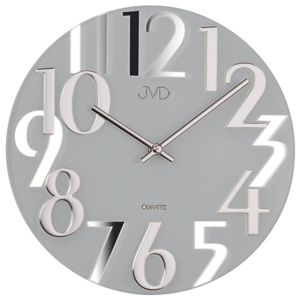 Skleněné, designové hodiny JVD HT101.3
