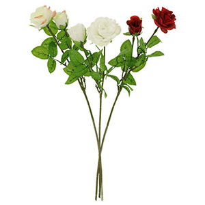 Autronic Umělá květina, 1-hlavá růže