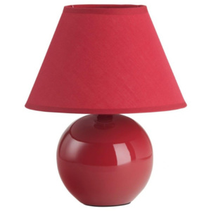 Červená stolní lampa PRIMO Brilliant 61047/01 4004353035678