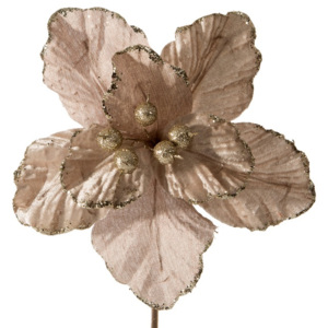 Dekorační květ CAROL 3 ks (20 cm)