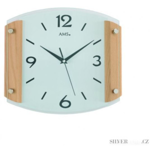 Rádiem řízené nástěnné hodiny AMS Design 5938/18