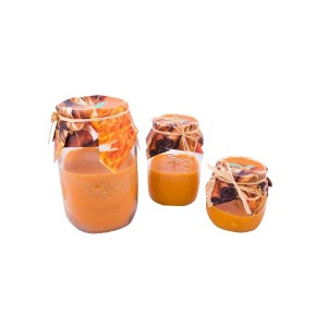 Svíčka ve skle vonná pomeranč a skořice 80g (hoří 20-25 hod)