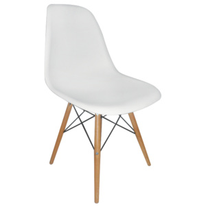 ART Wood židle ABS Mat bílé