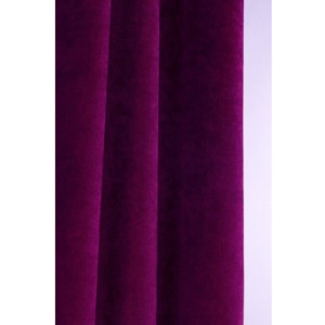 Samétová dekorační látka-Lacost fialová 140 cm, 100 % pes