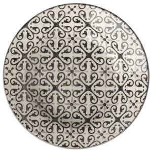 Hluboký talíř 21 cm ALHAMBRA BRANDANI (barva - bílo/černá)