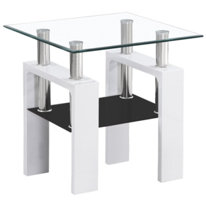 Stylový konferenční stolek v bílé barvě typ D KN126