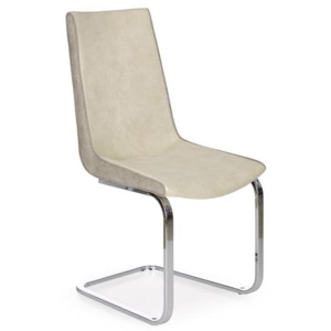 Halmar Jídelní židle K232, krémová/šedá
