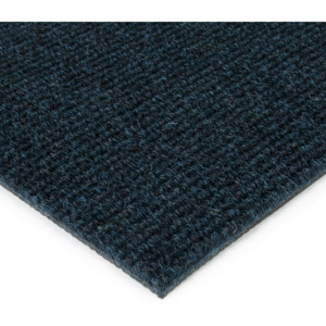 Modrá kobercová vnitřní čistící zóna Catrine, FLOMAT - délka 50 cm, šířka 100 cm a výška 1,35 cm