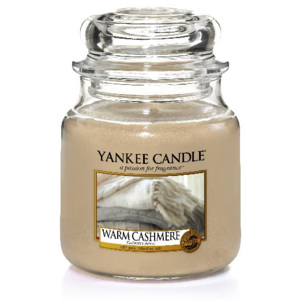 Yankee Candle vonná svíčka Warm Cashmere Classic střední