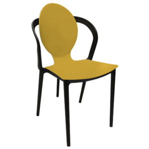 FOCUS židle PP žlutý/černý