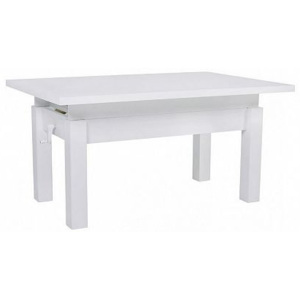 BRW Konferenční stolek HEZE3, bílá alpská
